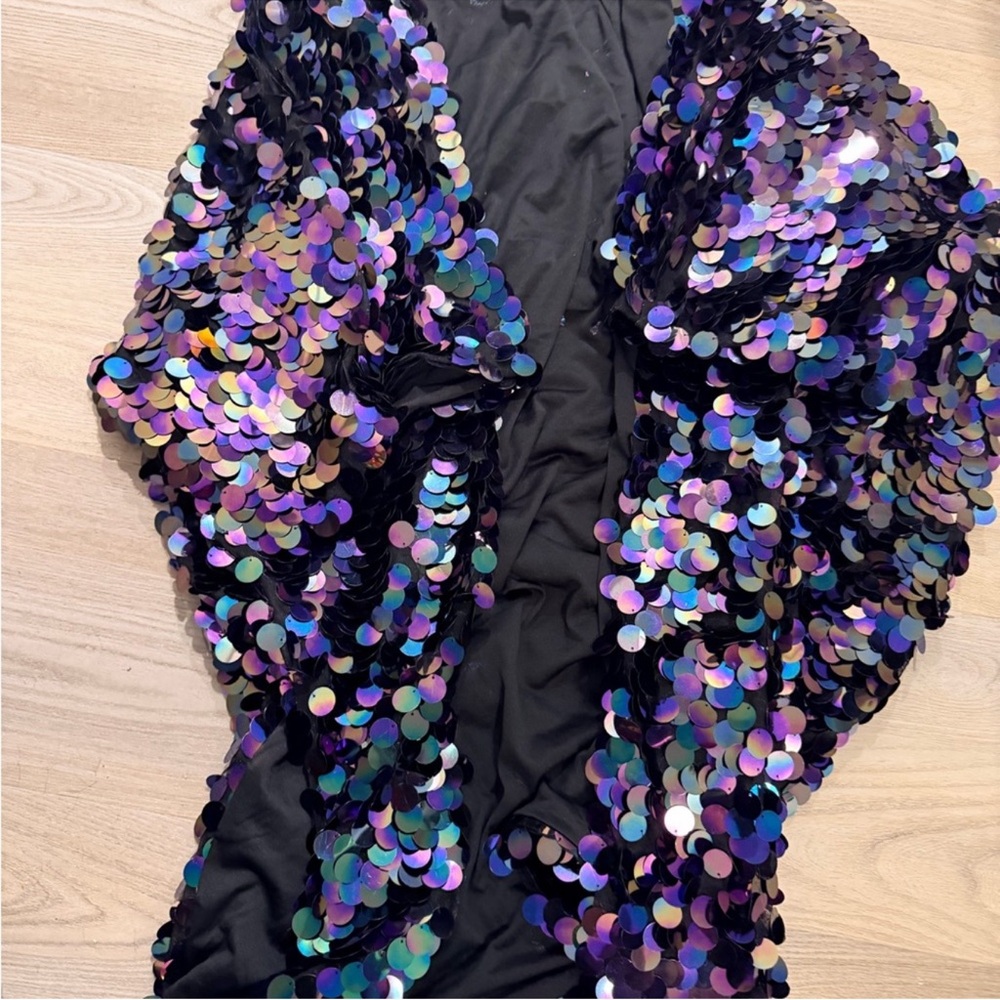 Multicolor Sequin Jacket duster - Picture 6 of 6